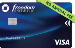 Chase Freedom Unlimited<sup>®</sup> Card